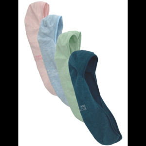 Bombas Set of 4 Lightweight Low-Cut No-Show Socks Pastel